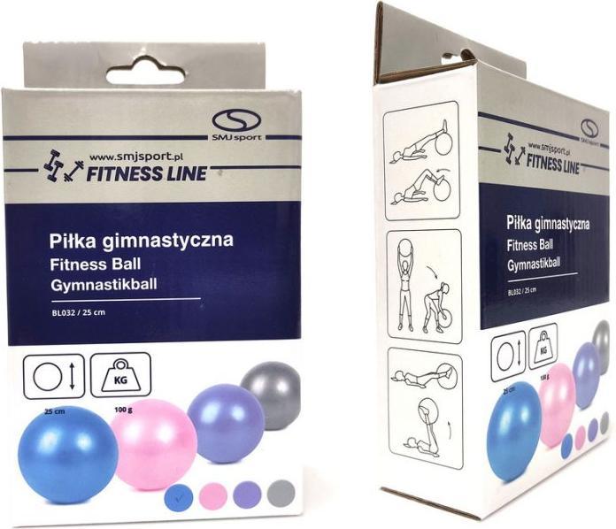 Immagine prodotto Smj Sport Pilates Gummi-Gymnastikball PVC BL032 25 cm HS-TNK-000009387 (25 cm)