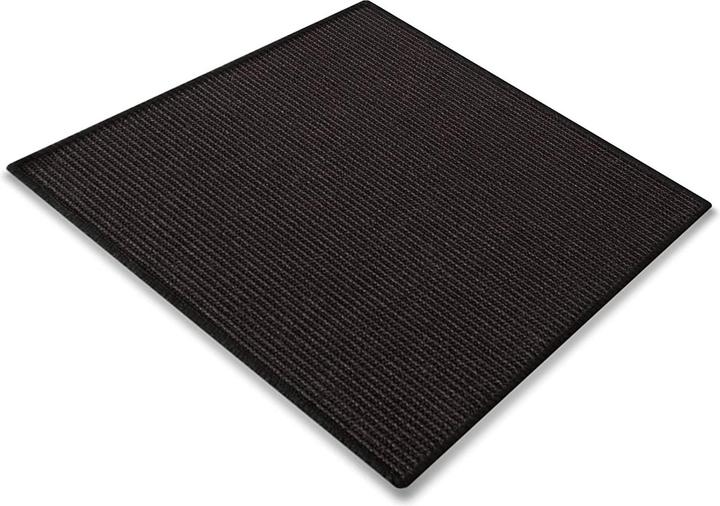 Actual product image Karat Sisal scratch rug (Black)