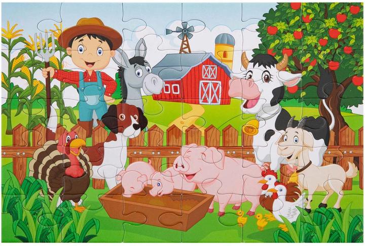 Immagine prodotto Grafix Puzzle Bauernhof, 30 Teile. (30 pezzi)