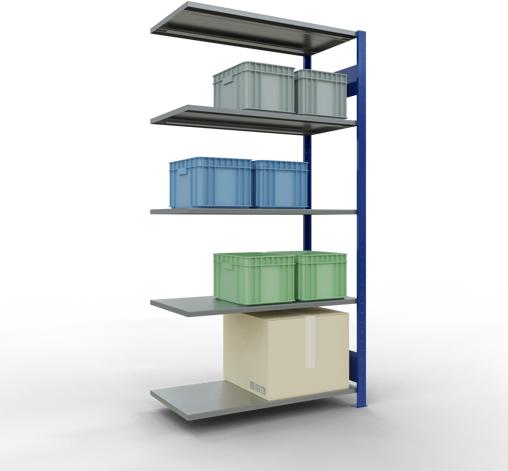 Image du produit Schulte Lagertechnik Système d'assemblage de rayonnages MULTIplus85 avec traverses de longueur