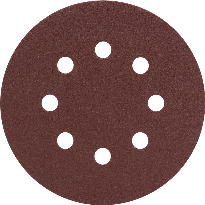 Produktbild Bosch Zubehör Schleifblatt-Set für Exzenterschleifer, 25-teilig, 8 Löcher, 125 mm, 120 (120)