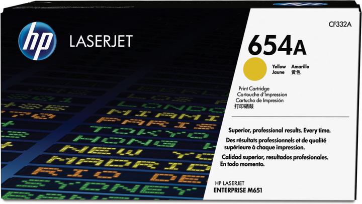 Produktbild HP Toner 654A (Y)