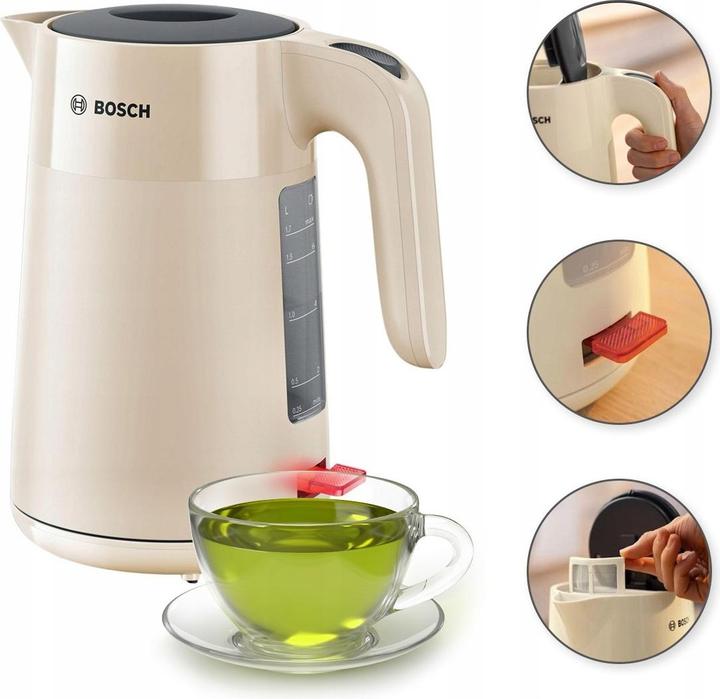 Produktbild Bosch Hausgeräte Czajnik 1,7l beżowy TWK2M167 (1.70 l)
