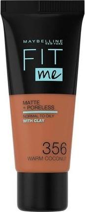 Immagine prodotto Maybelline New York Maybelline Fit Me Foundation Matte & Poreless Full Coverage Blendable per pelli da normali a grasse