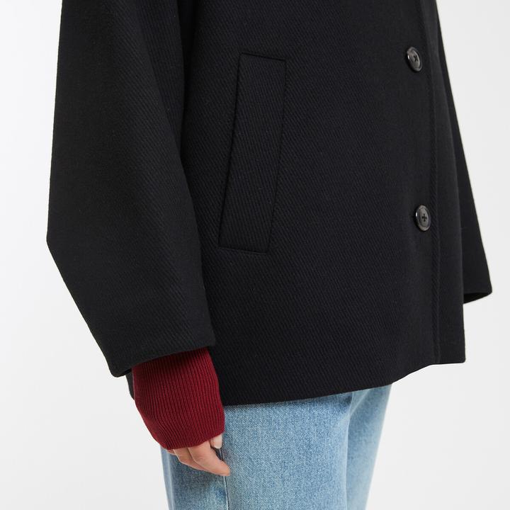Produktbild La Redoute Collections Kurzmantel mit Knopfverschluss (M, L)