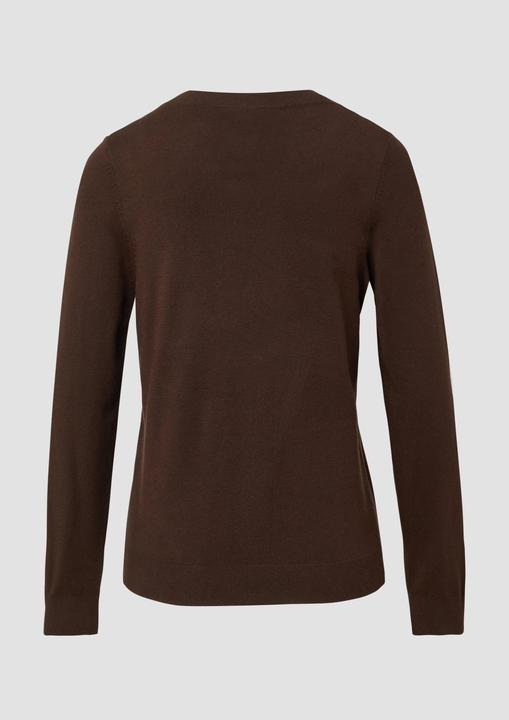 Produktbild S.Oliver Strickpullover Strickpullover aus Viskosemix (46)