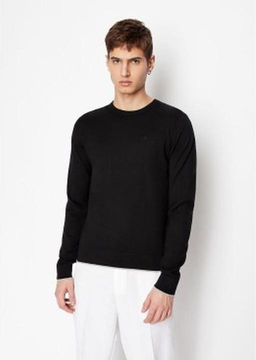 Produktbild Armani Exchange Crewneck Pullover mit besticktem Logo (XS)