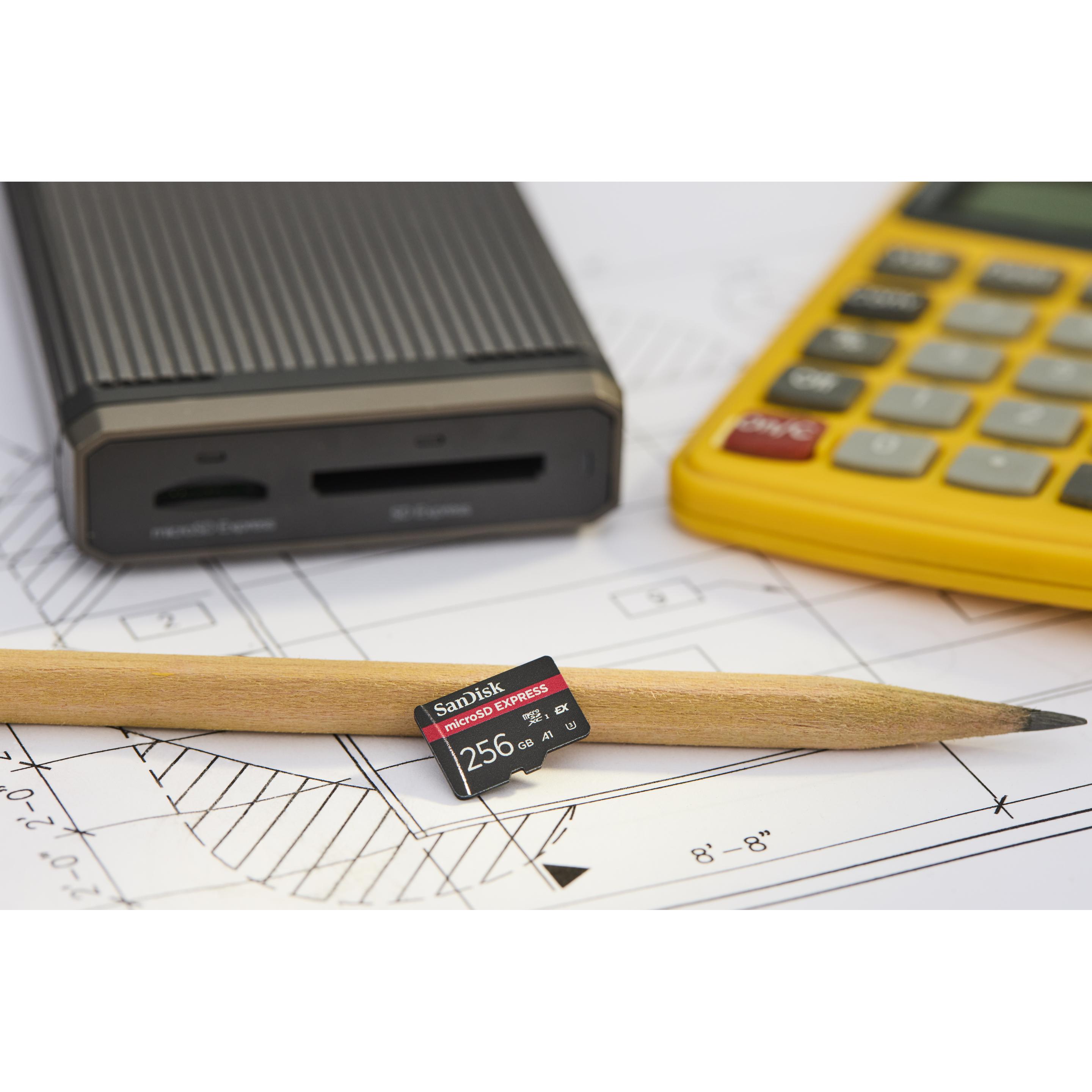 Thumbnail - SanDisk Express (128 GB, microSDXC, U3, UHS-I), Speicherkarte, Schwarz