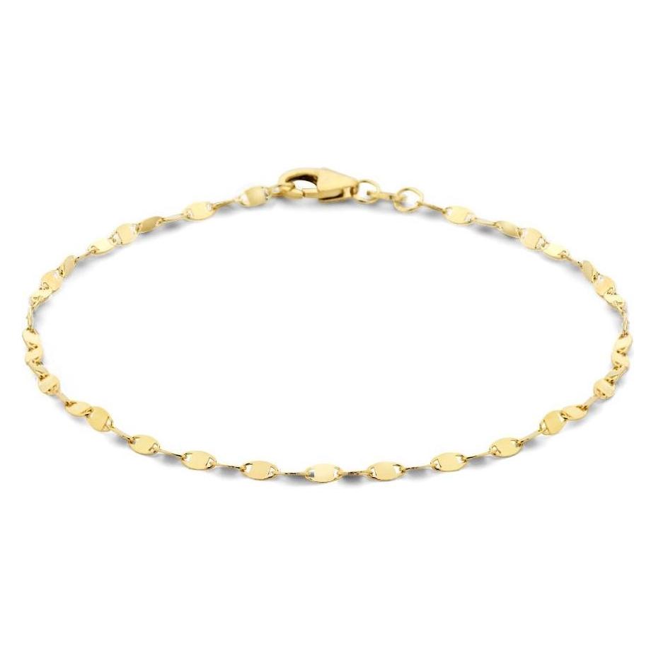Marie, Armbanden, Celeste Armband 2 Mm 18 Cm - Goud, (18 cm, Goudgeel)