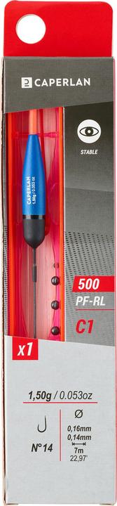 Actual product image Caperlan Float assembly pole fishing channel