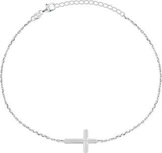 Image du produit Brilio Argent - Un bracelet en argent décent avec une croix BRC128W