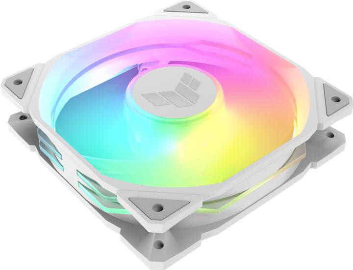 Image du produit ASUS Ventilateur TUF GAMING TR120 FAN ARGB WHT 3IN1 (120 mm, 3x)