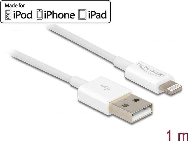 Produktbild Delock USB — Lightning (1 m, USB 2.0)