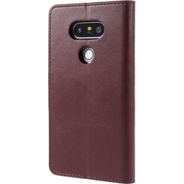 Thumbnail - Goospery Sonata Diary Series (LG G5), Smartphone Hülle, Rot