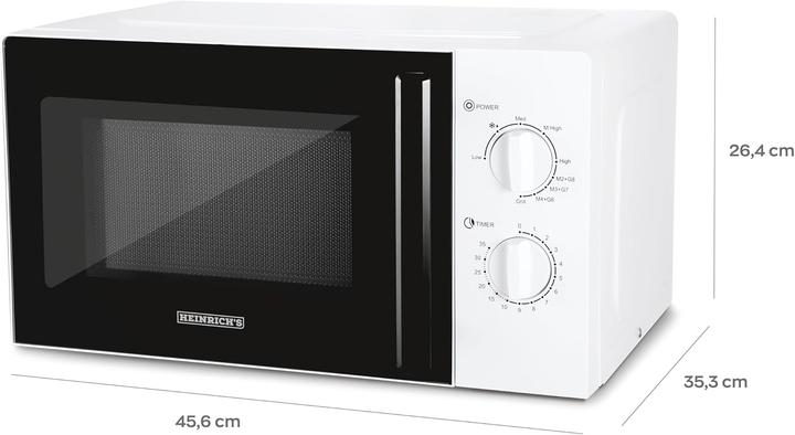 Produktbild Heinrich´s Mikrowelle mit Grillfunktion (20 l)