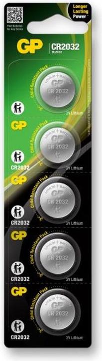 Produktbild GP Batteries Cr2032 (5 Stk., CR2032, 220 mAh)