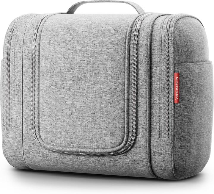 Image du produit Only-Bags.Store Sac de toilette XXL (espace de rangement de 9 litres) Sac de toilette (Design 2023), Grand sac à (9 l)