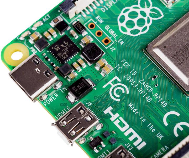 Actual product image Raspberry Pi 4 4GB Model B
