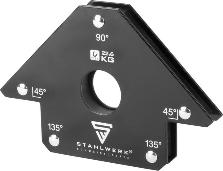 Image du produit Stahlwerk Équerre de soudage magnétique Set de 4 pièces 22,6 kg 50 lbs aimant de soudage pratique
