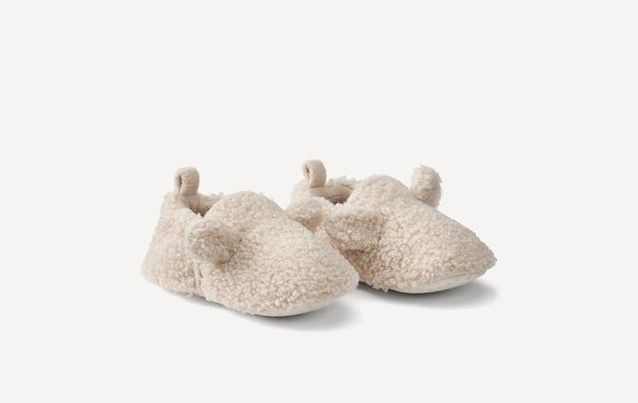 Actual product image La Redoute Collections Weiche Hausschuhe aus Sherpa (21)