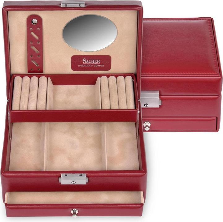 Produktbild Sacher 15.000.295043 - Schmuckkästchen Carola new classic rot