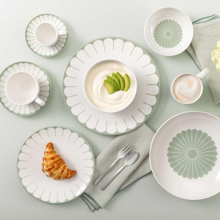 Produktbild Villeroy & Boch Fleur Couleur Kaffeetassen mit Untertassen (160 ml, 6 x)