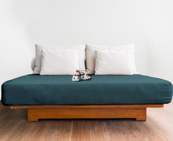 Actual product image Aspero 2 x fitted sheets made from organic cotton (180 x 200 x 35 cm)