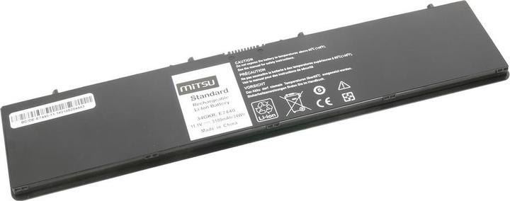 Image du produit Mitsu Batterie pour Dell Latitude E7440 3100 mAh (34 Wh) 11 1 - 10 8 Volt (3 cabines, 3400 mAh)