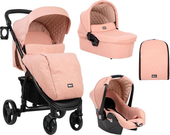 Actual product image Kikkaboo Combi stroller Madrid 3 in 1 (0 Months - 4 years)