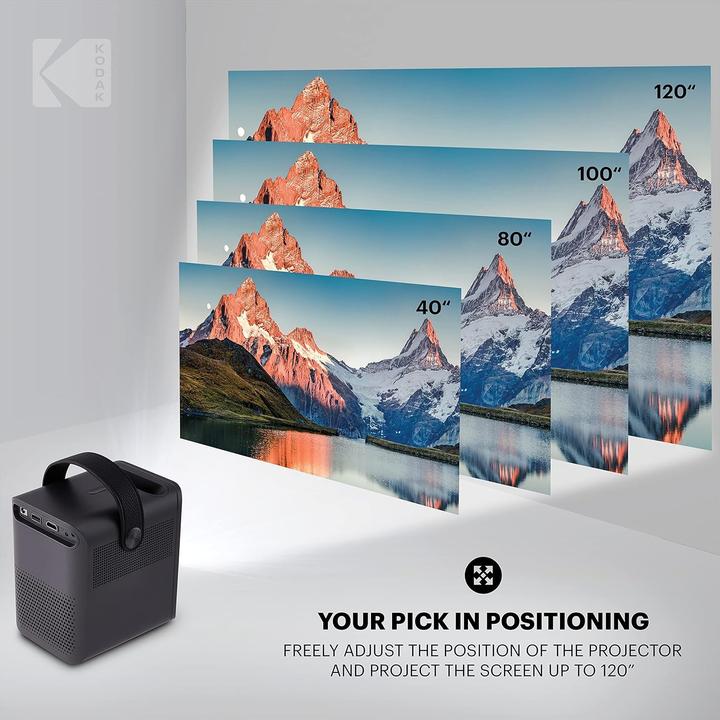 Actual product image Kodak Flik HD9 Smart Projector (Full HD, 200 lm)