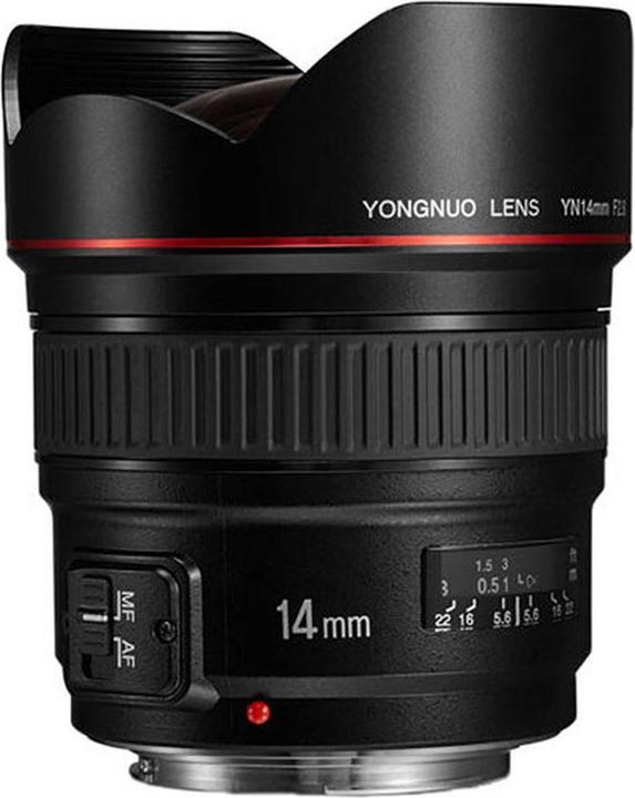 Produktbild Yongnuo 14mm f/2.8 C Canon EF (Canon EF, Micro Four Thirds, APS-C / DX)