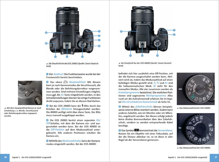 Produktbild Canon EOS 2000/4000 - Für bessere Fotos von Anfang an! (Deutsch, 2019)