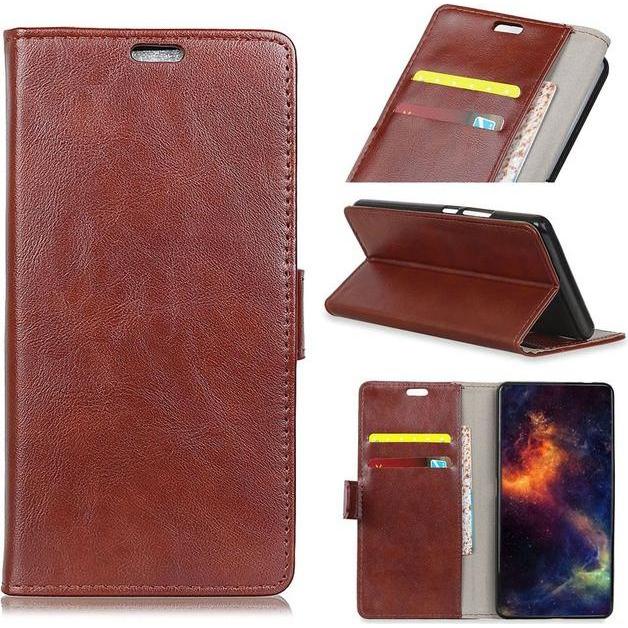 Thumbnail - MU Classic Crazy Horse II Leder Bookcover Series (HTC Desire 12), Smartphone Hülle, Violett