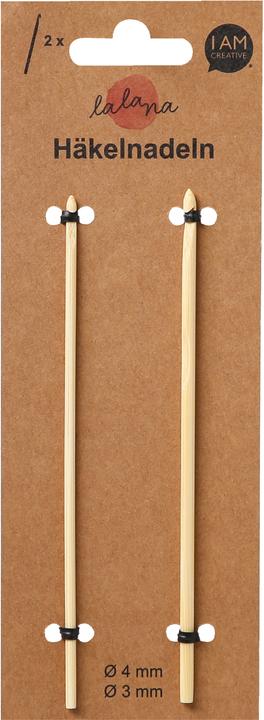 Actual product image Lalana Crochet hook 4 / 3 mm, 2 pieces