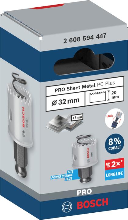 Produktbild Bosch Professional Zubehör PRO Sheet Metal PC Plus Lochsäge, 32 mm (32 mm)