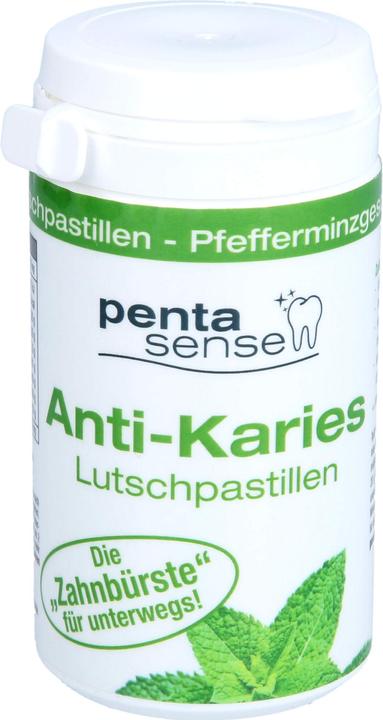 Produktbild Penta sense Anti-Karies die Zahnbürste für unterwegs Lutschtabl Mint 30 Stk (30 Stk., Pastillen, 78 g)