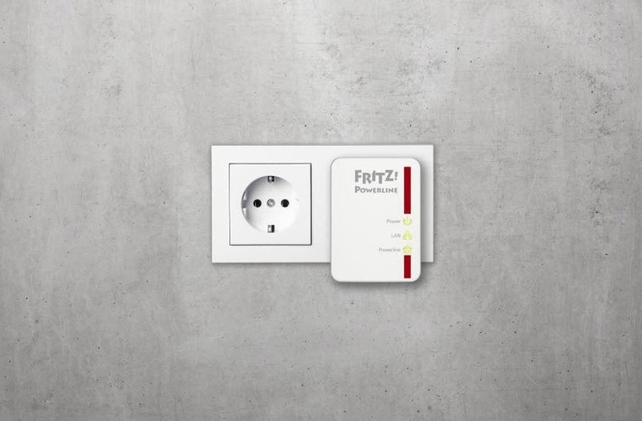 Produktbild AVM FRITZ!Powerline 510E Set, 2 Adapter (500 Mbit/s)