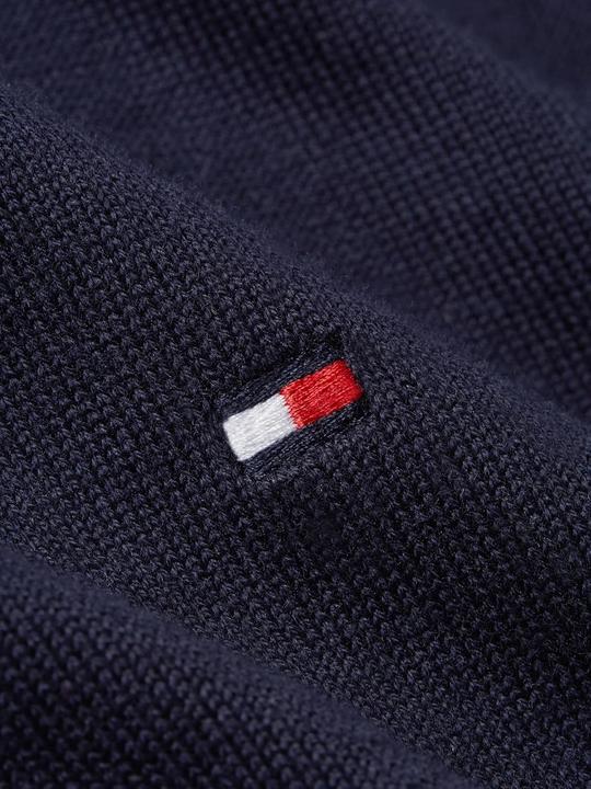 Actual product image Tommy Hilfiger Essential Cotton Zip Mock (XL)