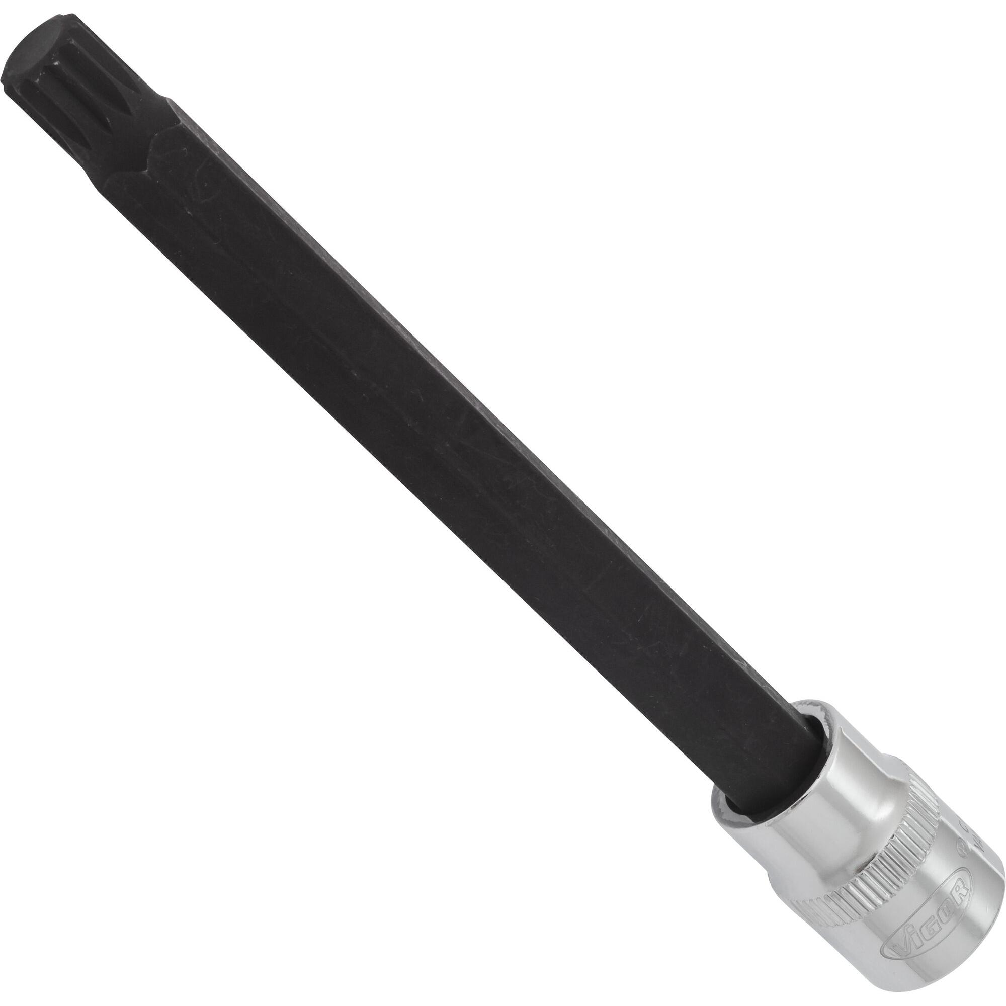 Vigor, Steckschlüssel + Stecknuss, 3/8"INNENVIELZAHN-SCHRAUB.EINS.M10,133MM