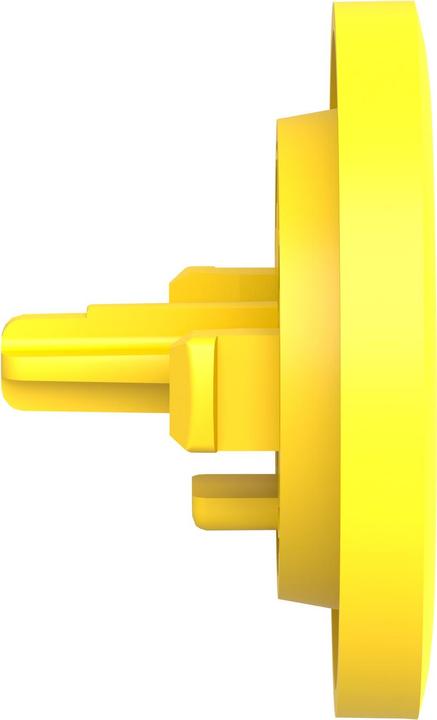 Actual product image Schneider Electric Yellow plain cap for flush PUSHBUTTON