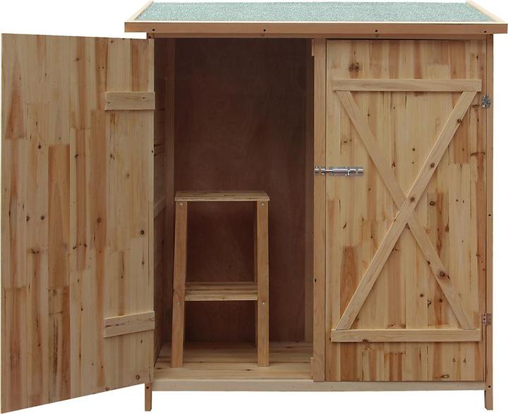 Actual product image Wiltec Garden shed XXL wooden tool shed Garden cupboard Garden shed