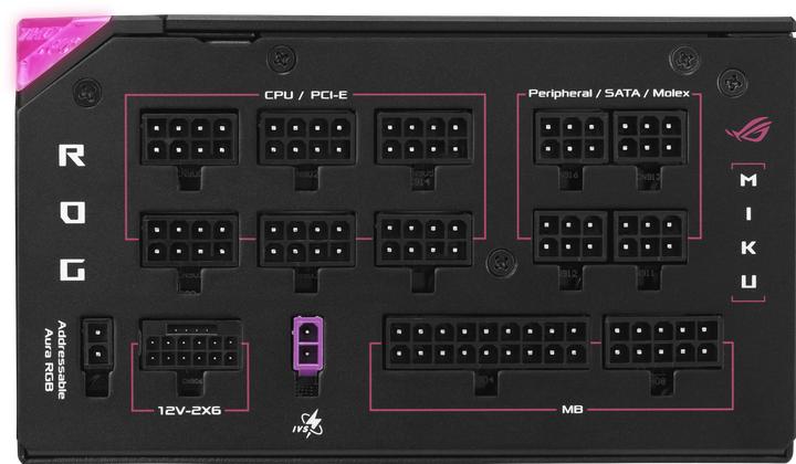 Actual product image ASUS ROG Thor Platinum III Hatsune Miku Edition (1200 W)