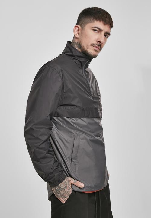 Actual product image Urban Classics Stand Up Collar Pull Over Jacket (S)