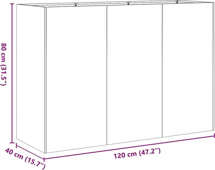 Produktbild vidaXL Pflanzkübel