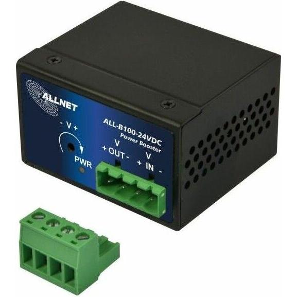 Allnet ALL-B100-24VDC, Power-Booster 24VDC to 4855VDC max. 95W DIN Industrial, Router