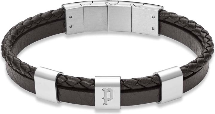 Produktbild Police PEAGB0040702 Unity (19 cm, Edelstahl, Leder)
