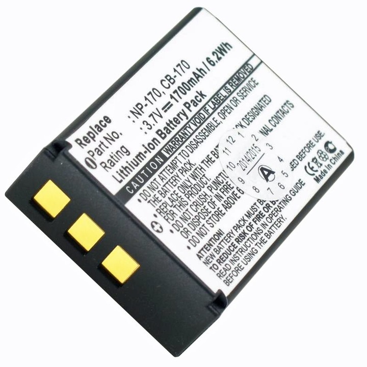 Image du produit AccuCell Batterie Aiptek CB-170, NP-170, 084-07042L-062 (Batterie)