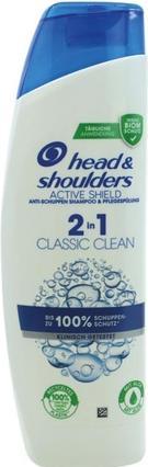 Schwarzkopf Head & Shoulders 2 in 1 Haarpflege (250 ml, Flüssiges Shampoo)