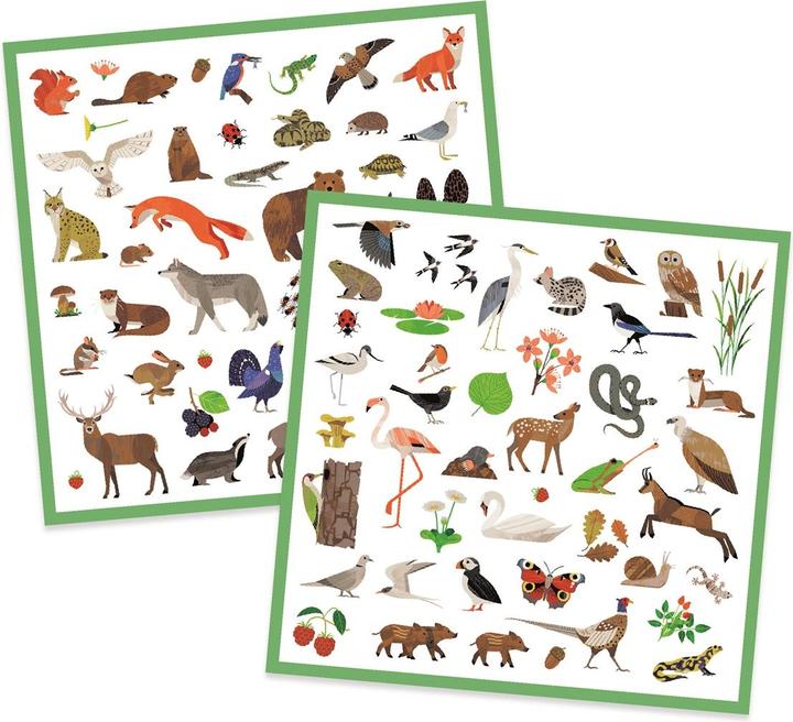 Produktbild Djeco Sticker Tierwelt
