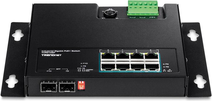 Produktbild Trendnet 10-Port-Industrie-Gigabit-PoE+-Wandmontage-Frontzubehör (10 Ports)